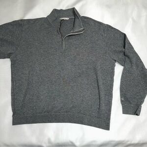 Cutter‎ & Buck Men's Gray Quarter-Zip Sweater size large
